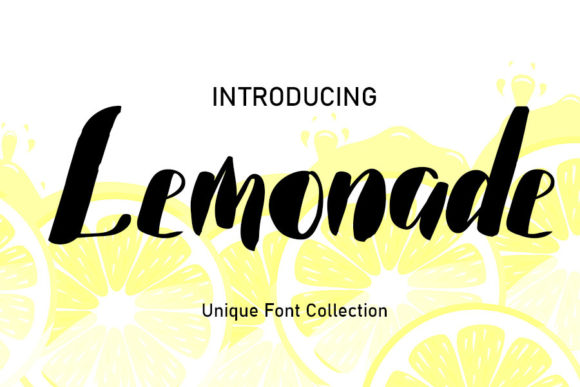 Lemonade Font Poster 1