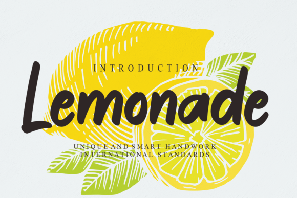 Lemonade Font Poster 1