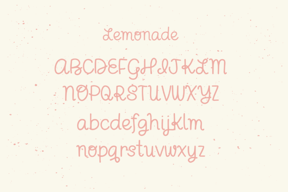 Lemonade Font Poster 4
