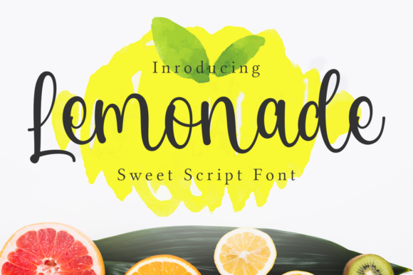 Lemonade Font Poster 1