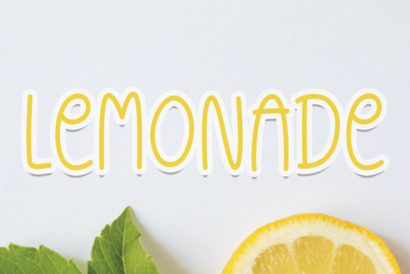 Lemonade Font Poster 1