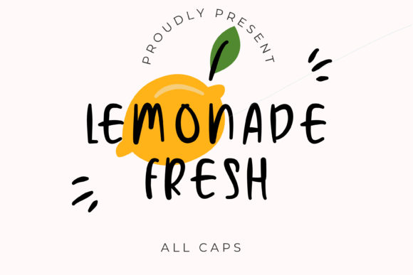 Lemonade Fresh Font Poster 1