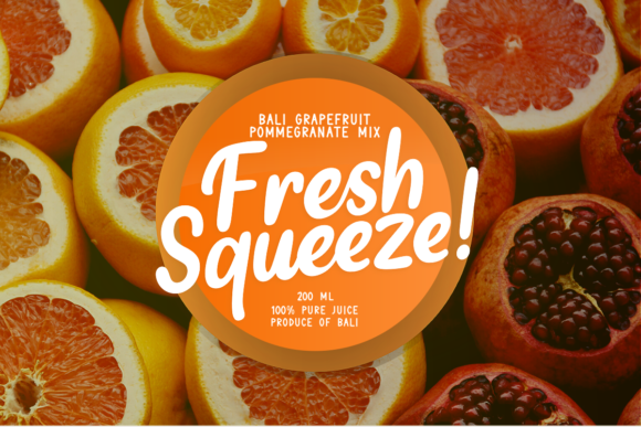 Lemonade Party Font Poster 7