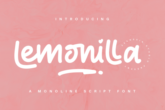 Lemonilla Font Poster 1