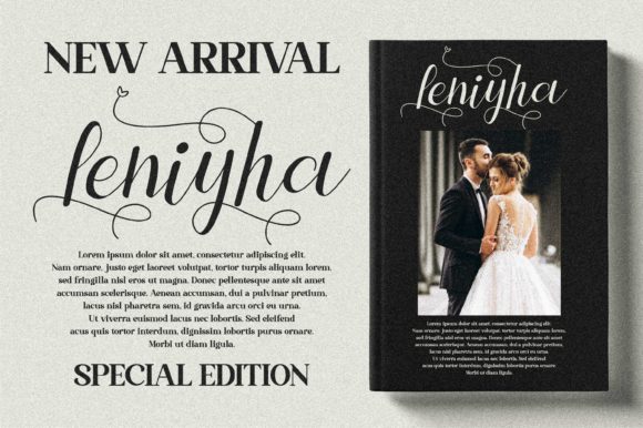 Leniyha Font Poster 17