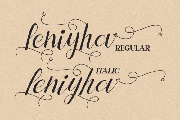 Leniyha Font Poster 4