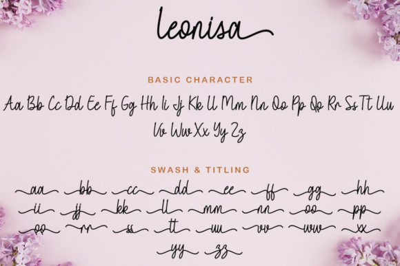 Leonisa Font Poster 8