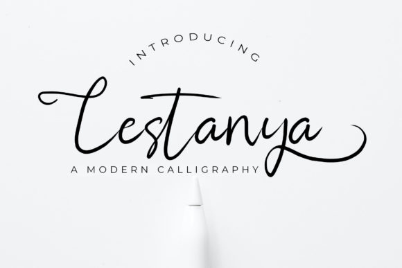 Lestanya Font Poster 1