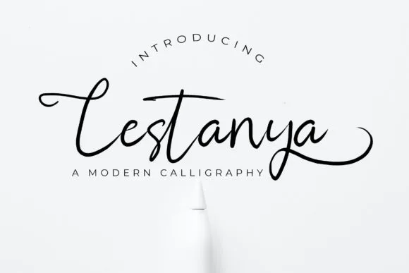 Lestanya Font Lestanya Font Poster 1