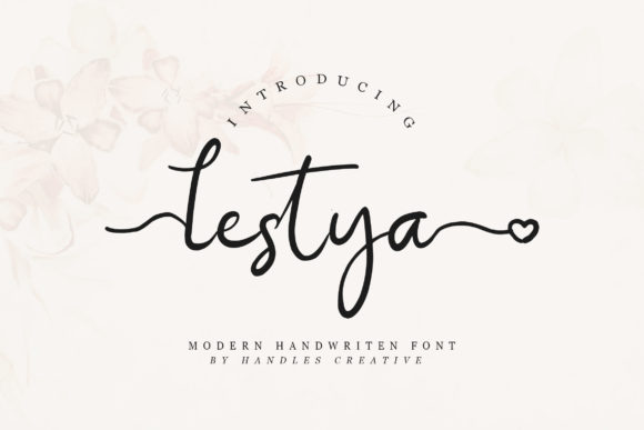 Lestya Font Poster 1