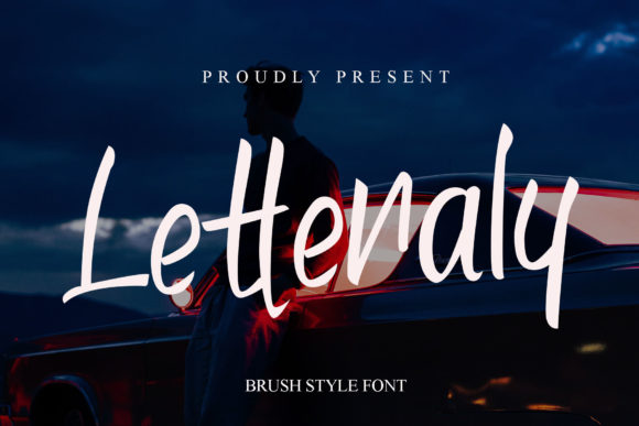 Leterally Font Poster 1