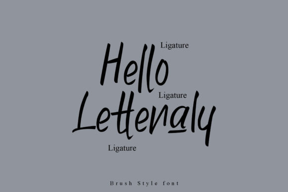 Leterally Font Poster 5