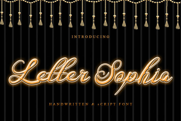 Letter Sophia Font