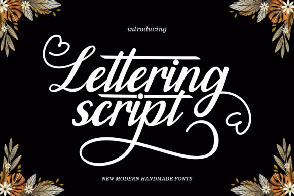 Lettering Script Font