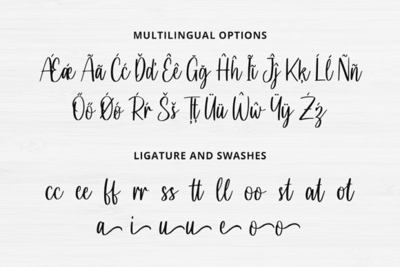 Letterose Font Poster 3