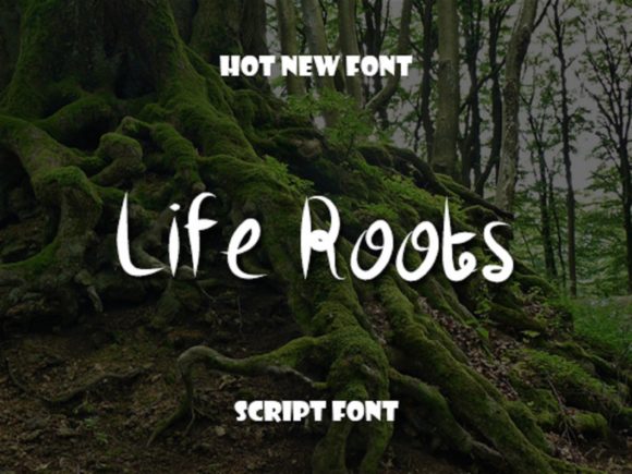 Life Roots Font Poster 1