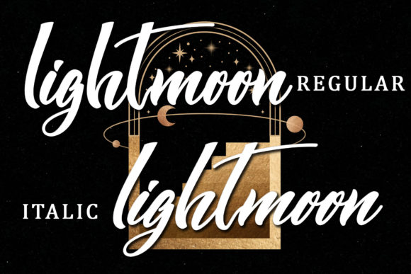 Lightmoon Font Poster 9