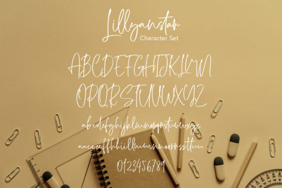 Lillyanstar Font Poster 9