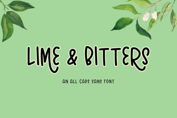 Lime and Bitters Font