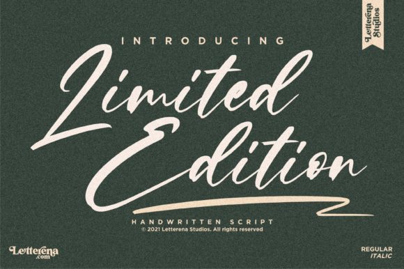 Limited Edition Font