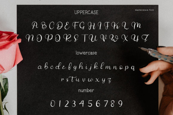 Limited Masterpiece Font Poster 8