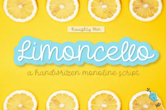 Limoncello Font Limoncello Font Poster 1