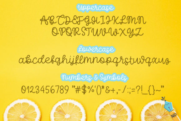 Limoncello Font Poster 2