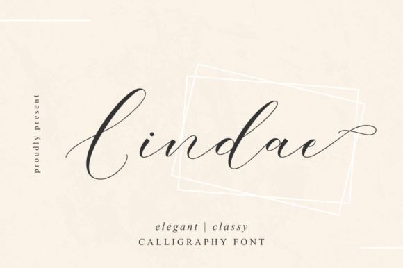 Lindae Font Lindae Font Poster 1