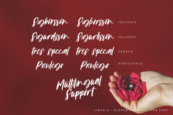 Linoela Font Poster 12