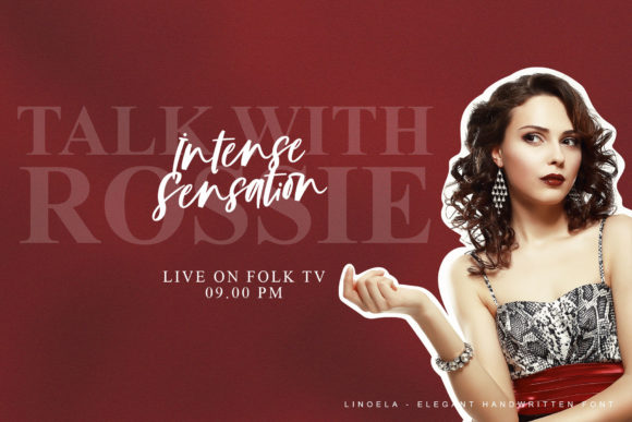 Linoela Font Poster 3