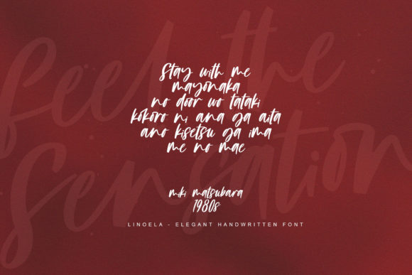 Linoela Font Poster 9