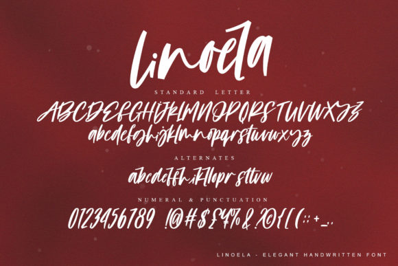 Linoela Font Poster 10