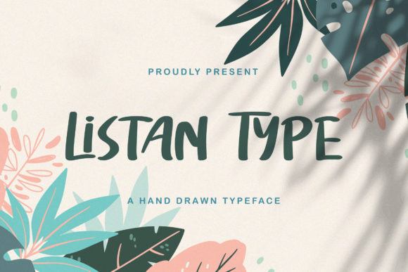 Listan Type Font Poster 1