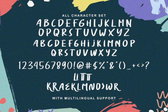 Listan Type Font Poster 14