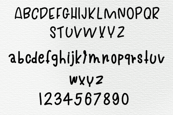 Little Abby Font Poster 2