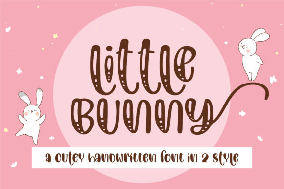 Little Bunny Font Poster 1