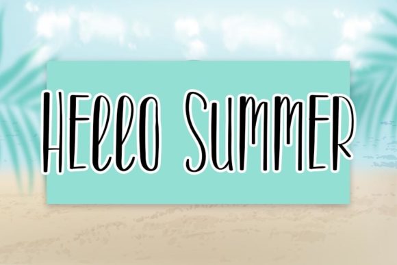 Little Butterfly Font Poster 3