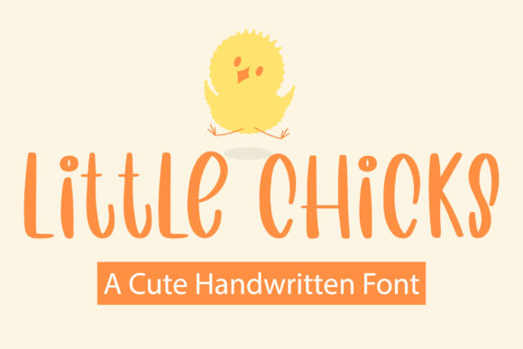 Little Chicks Font Poster 1