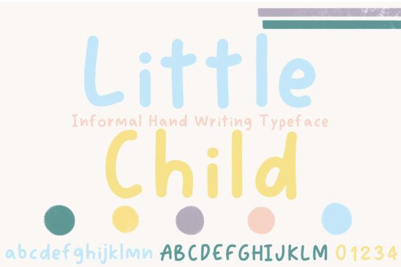 Little Child Font Poster 1