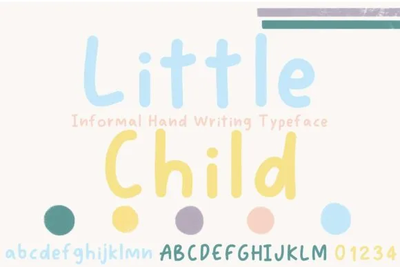 Little Child Font Little Child Font Poster 1