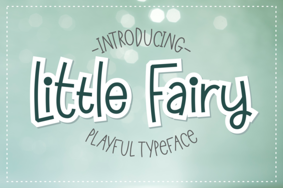 Little Fairy Font Poster 1