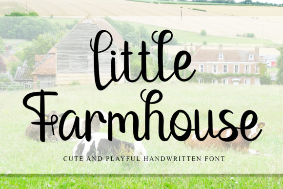 Little Farmhouse Font Poster 1