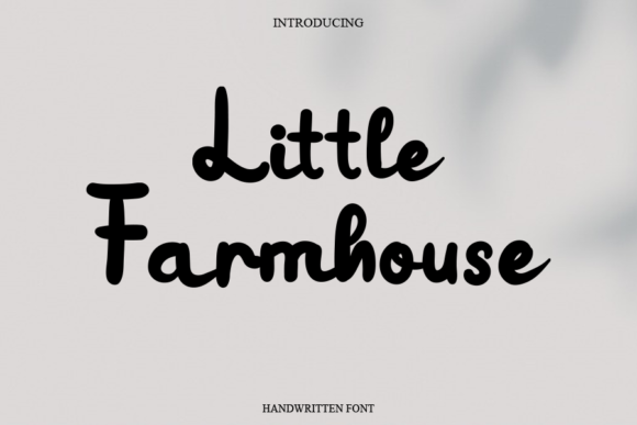 Little Farmhouse Font