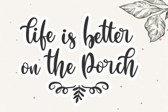 Little Farmhouse Font Poster 2