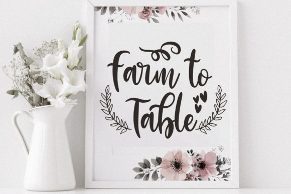 Little Farmhouse Font Poster 3