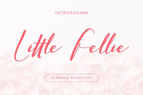 Little Fellie Font Poster 1