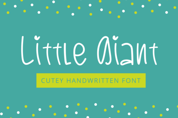 Little Giant Font Poster 1