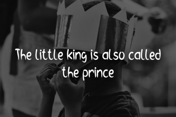 Little King Font Poster 4