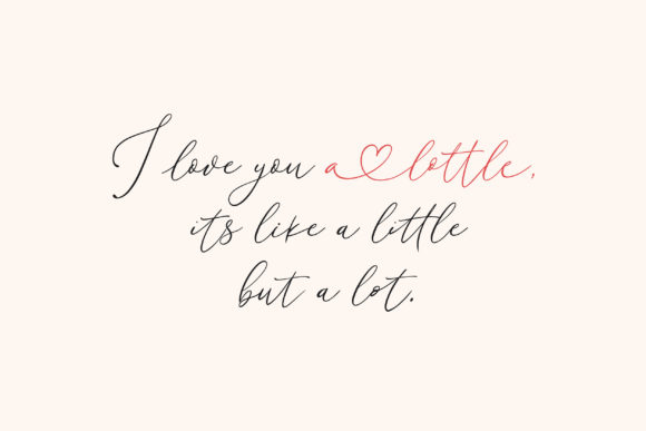 Little Love Font Poster 8