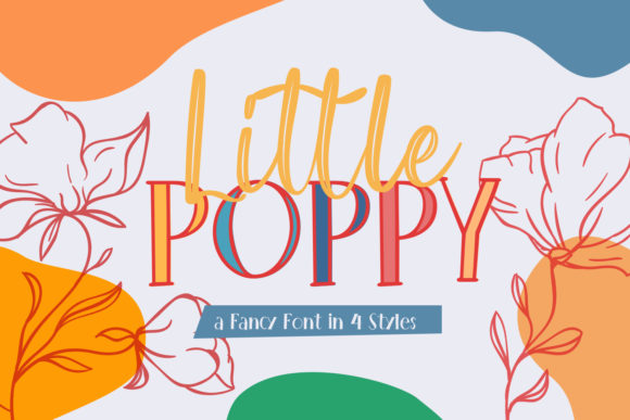 Little Poppy Font Poster 1